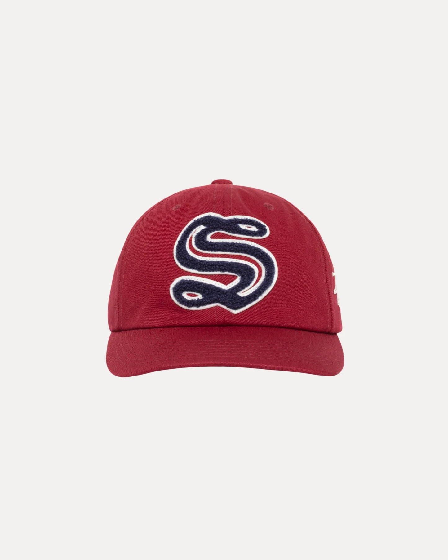 Stüssy Mid-Depth Chenille S Snapback "Wine"