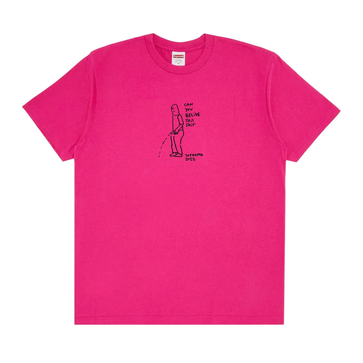 Supreme Piss Tee "Fuchsia"