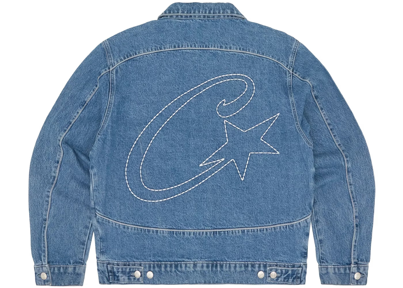 Corteiz C-Star Denim Trucker Jacket "Blue"