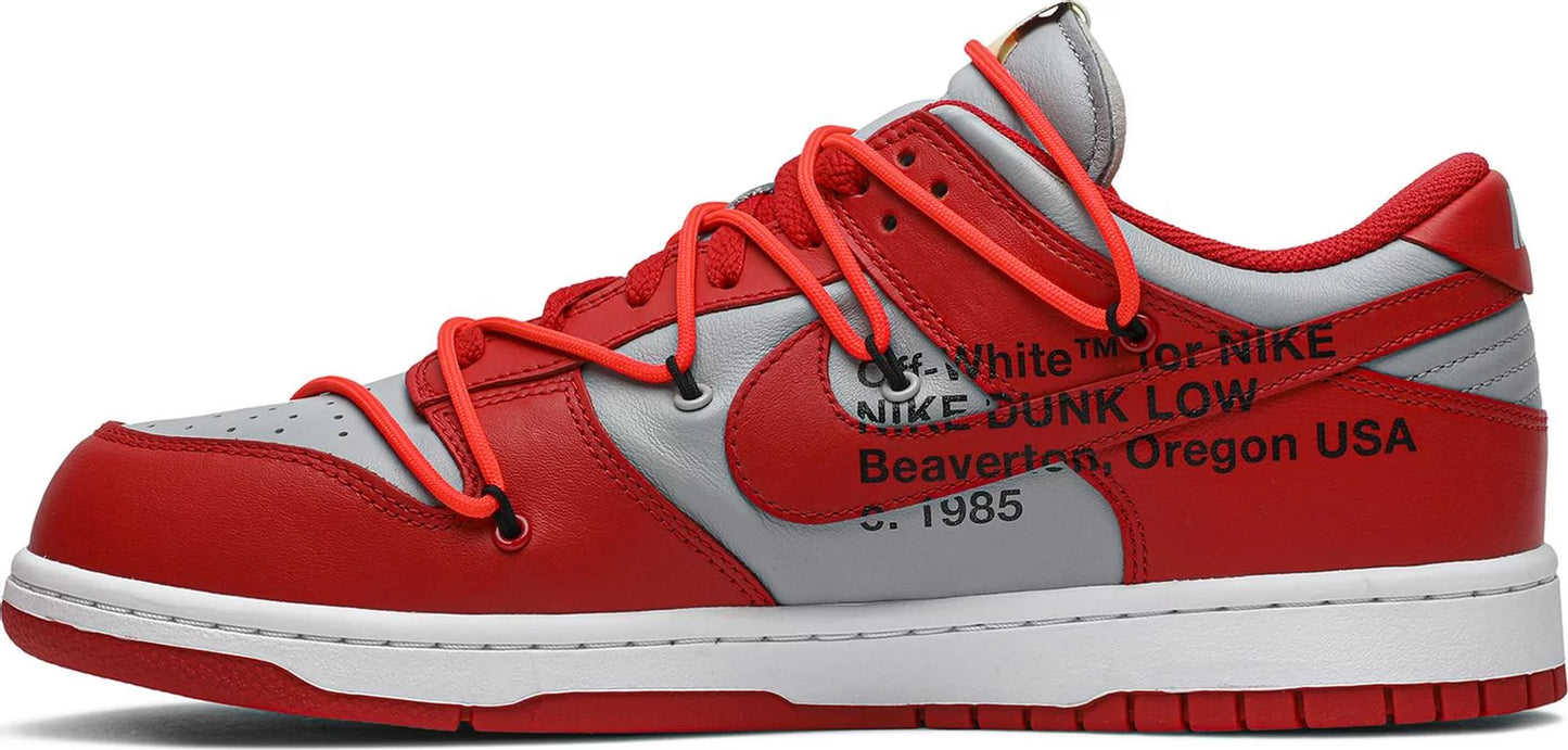 Off-White x Nike Dunk Low ''University Red''
