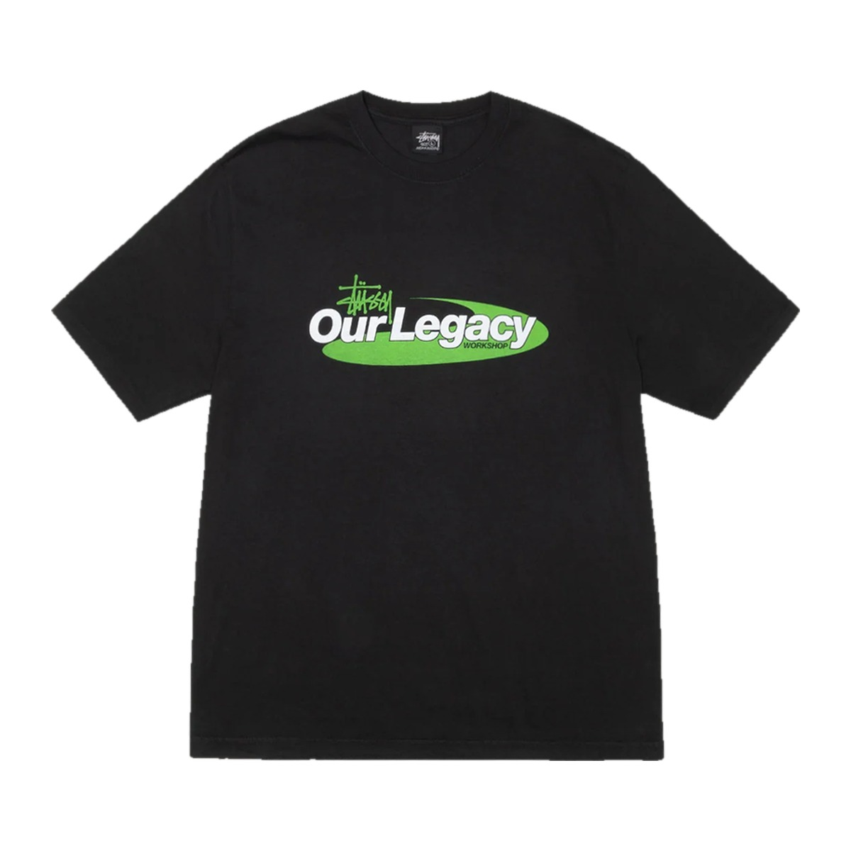 Stüssy x Our Legacy Work Shop Swirl Pigment Dyed Tee "Black"