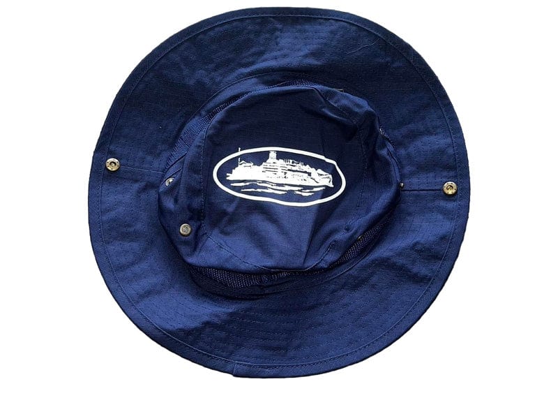 Corteiz Alcatraz Bucket Hat "Navy"