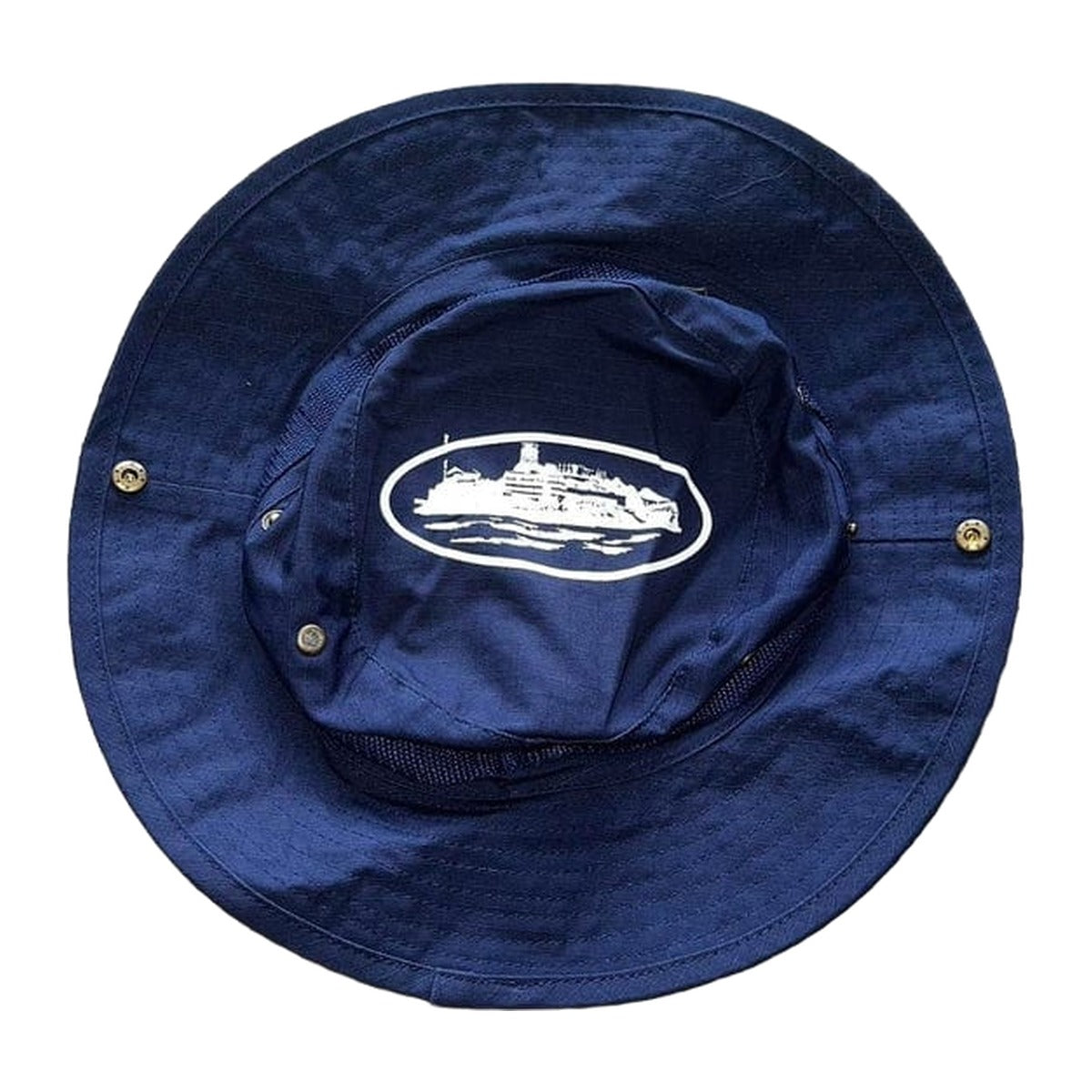 Corteiz Alcatraz Bucket Hat "Navy"