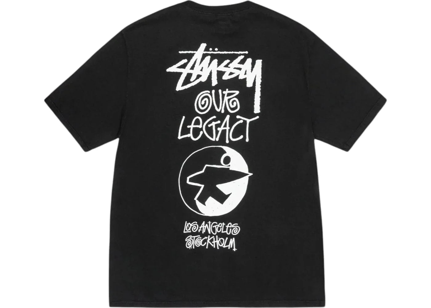 Stüssy Our Legacy Work Shop Surfman Tee "Black"