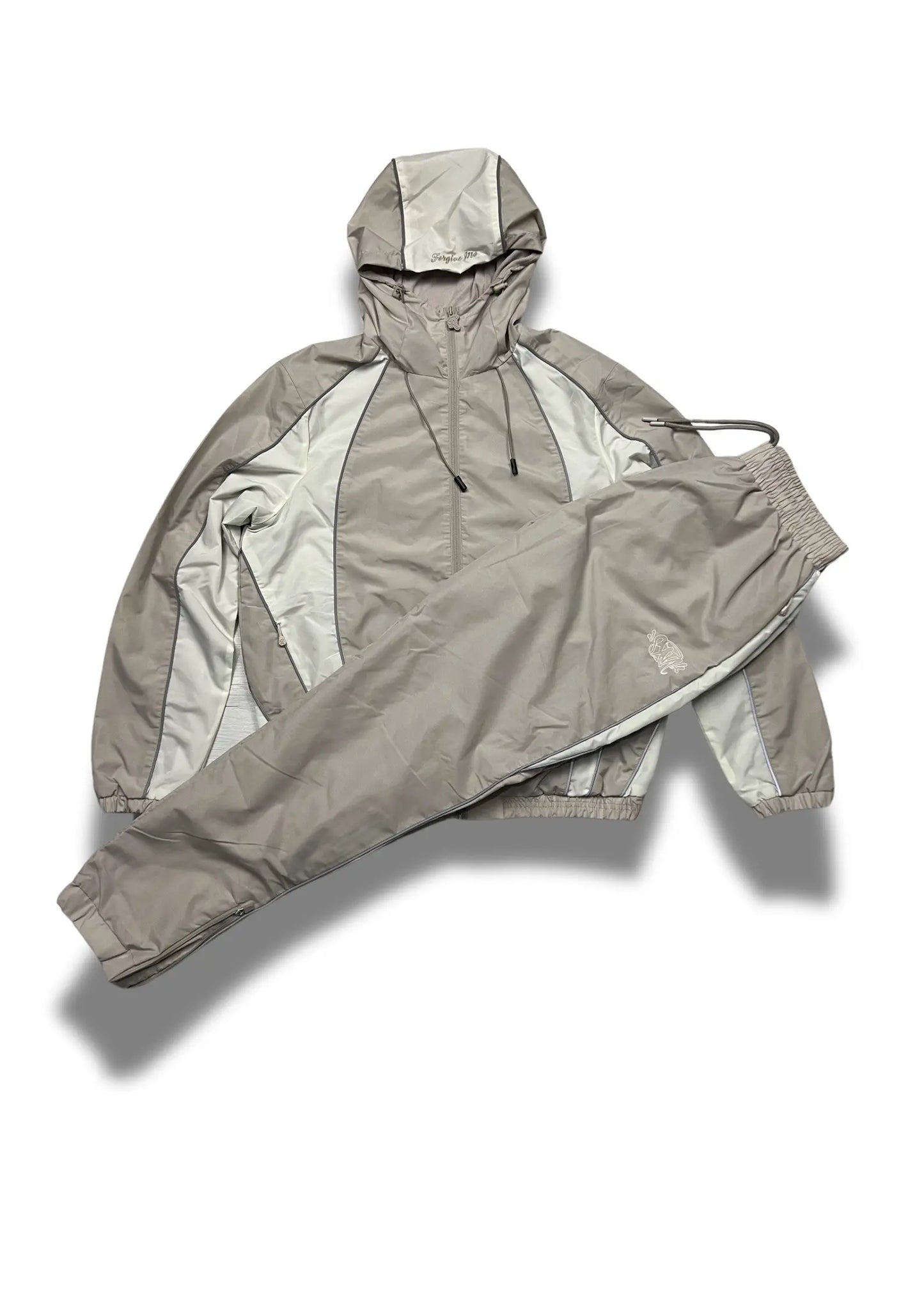 Syna World Shell Tracksuit Set Pants + Jacket “GREY”