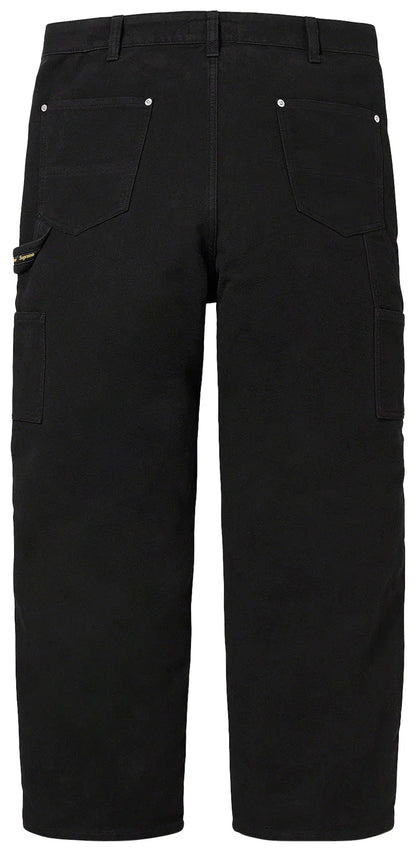 Supreme Moleskin Double Knee Painter Pant "Black"