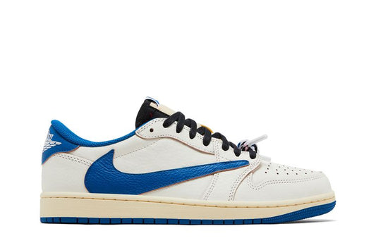 Nike Jordan 1 Low Fragment Design x Travis Scott x Air Jordan 1 Retro Low OG SP 'Sail Military Blue'