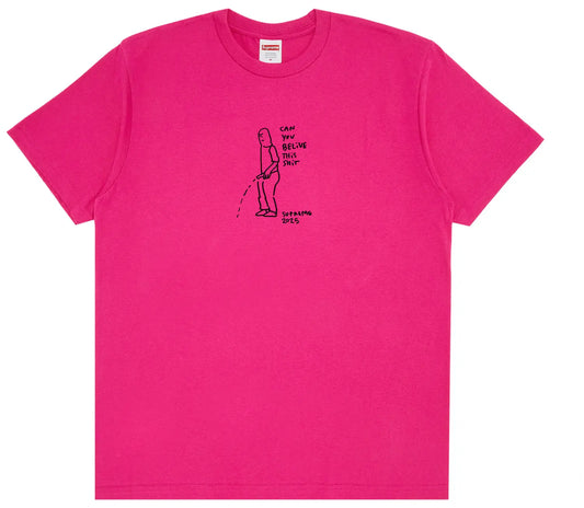 Supreme Piss Tee "Fuchsia"