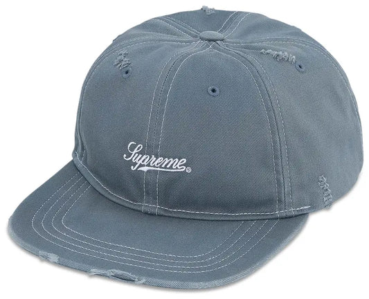 Supreme Distressed Script 6-Panel 'Slate'