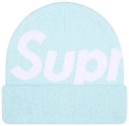 Supreme Big Logo Beanie 'Light Blue'