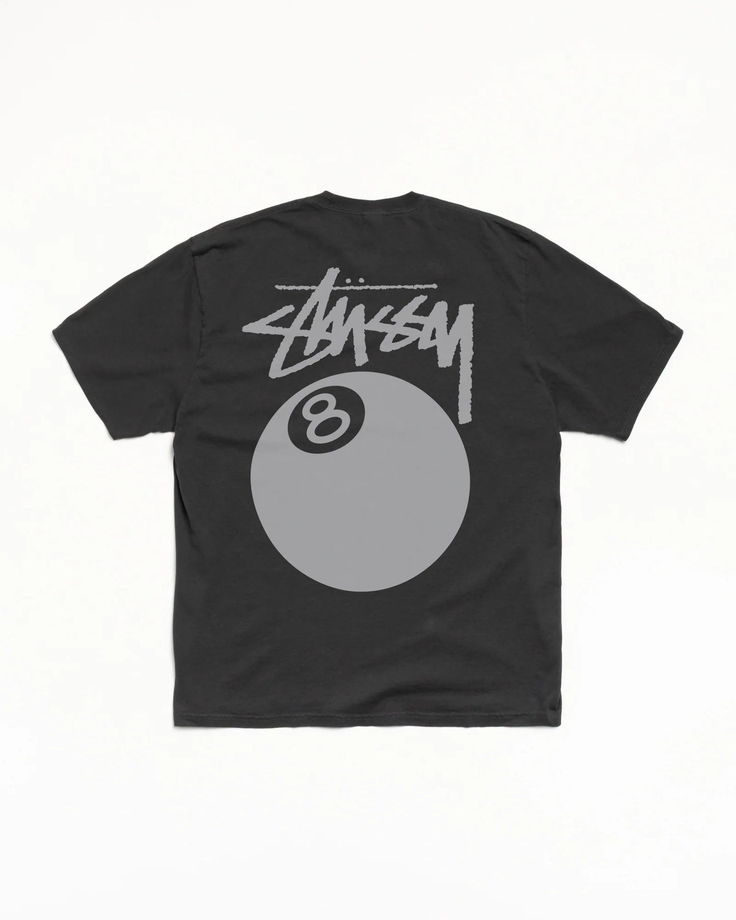 Stüssy 8 Ball Tee Pigment Dyed "Faded Black"
