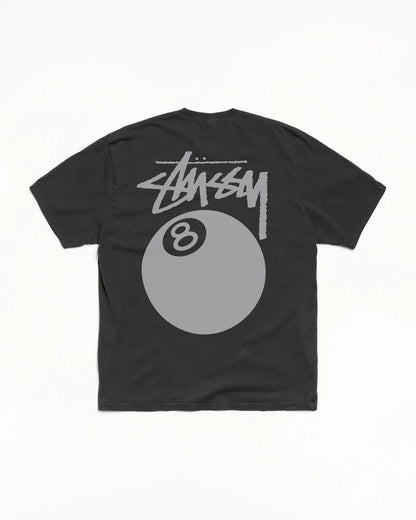 Stüssy 8 Ball Tee Pigment Dyed "Faded Black"