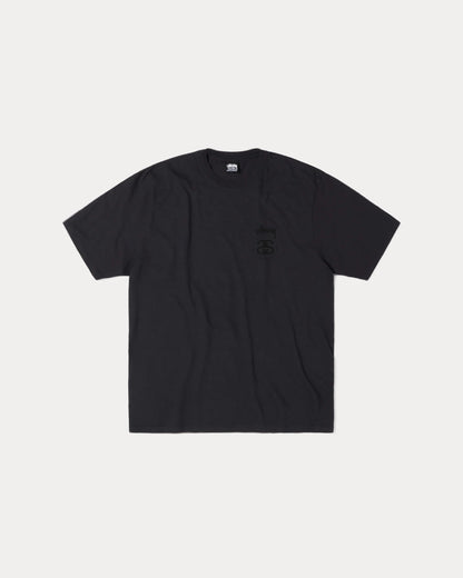 Stüssy Stock Link Tee Pigmented Dyed "Faded Black"