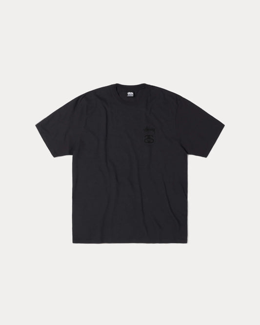 Stüssy Stock Link Tee Pigmented Dyed "Faded Black"