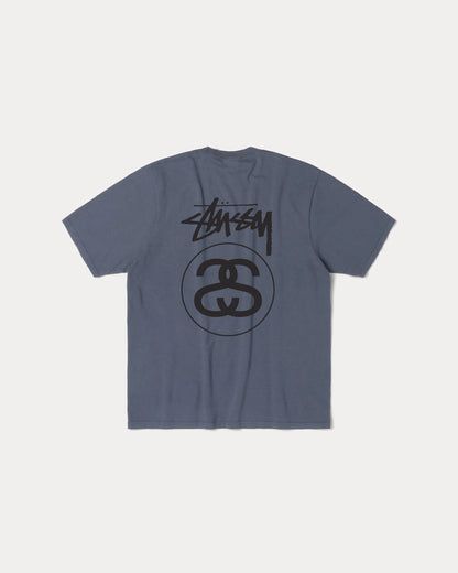 Stüssy Stock Link Tee Pigmented Dyed "Navy"