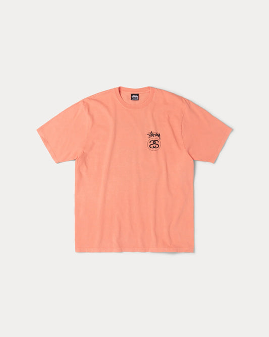 Stüssy Stock Link Tee Pigmented Dyed "Sherbert"