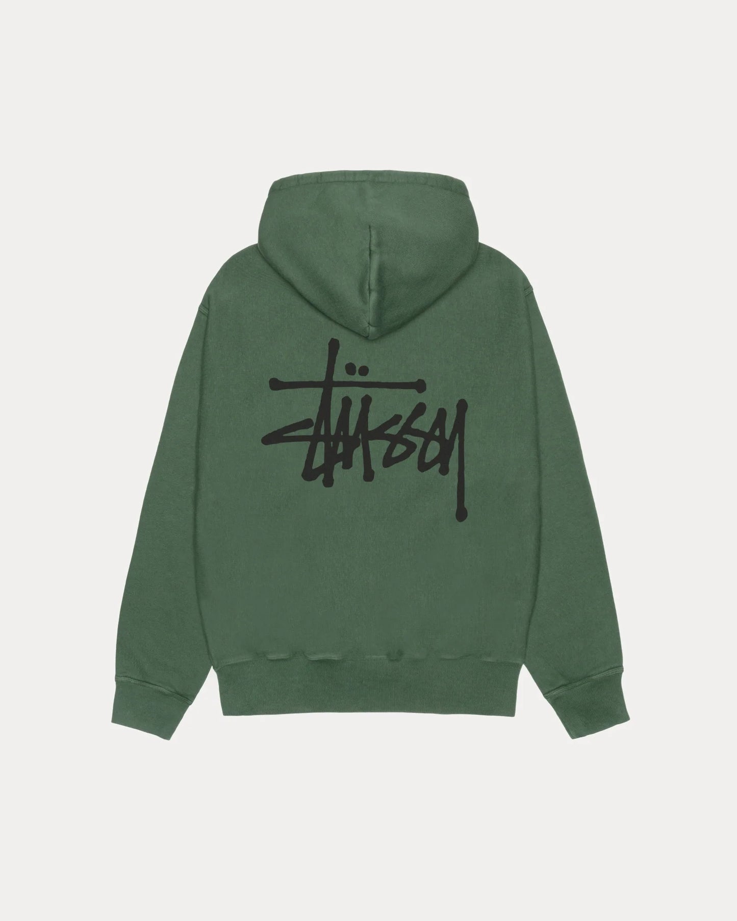 Stüssy Basic Hoodie Pigment Dyed "Pine"