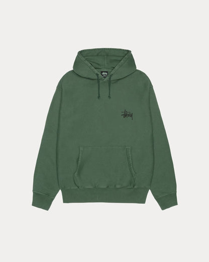 Stüssy Basic Hoodie Pigment Dyed "Pine"