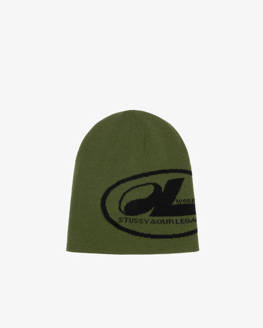 Stüssy Our Legacy Work Shop Oval Skullcap "Army"