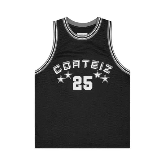 Corteiz Stars Basketball-Jersey ''Black''