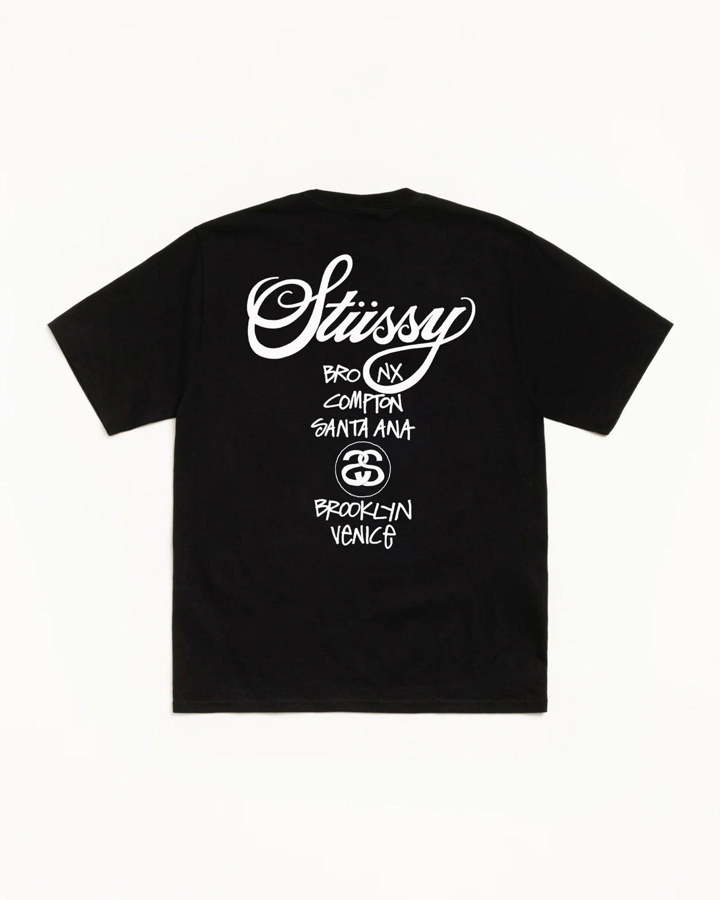 Stüssy World Tour Tee "Black"