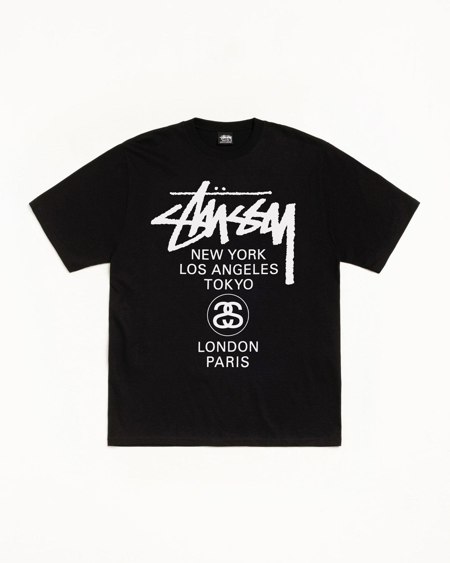 Stüssy World Tour Tee "Black"