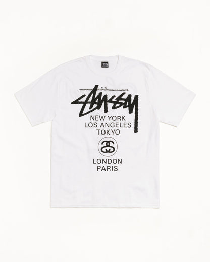 Stüssy World Tour Tee "White"
