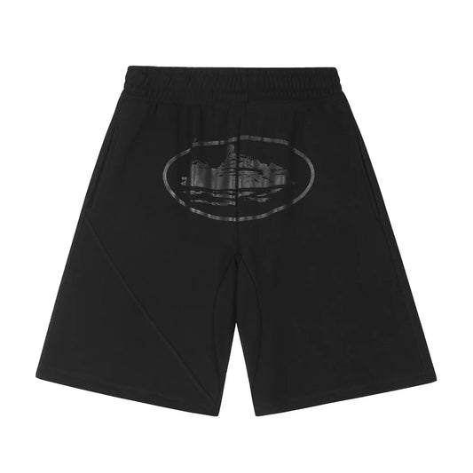 Corteiz Alcatraz Shorts "Triple Black"