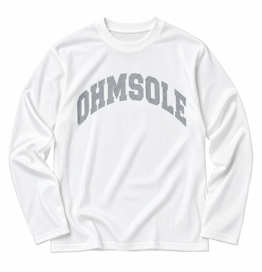 Ohmsole Waffle Longsleeve "white"