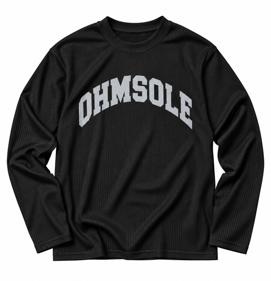 Ohmsole Waffle Longsleeve "black"