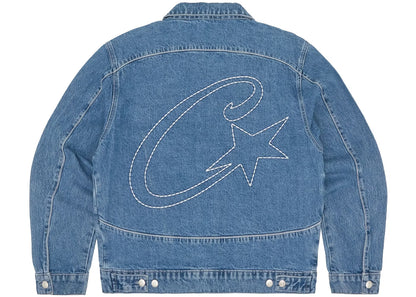 Corteiz C-Star Denim Trucker Jacket "Blue"