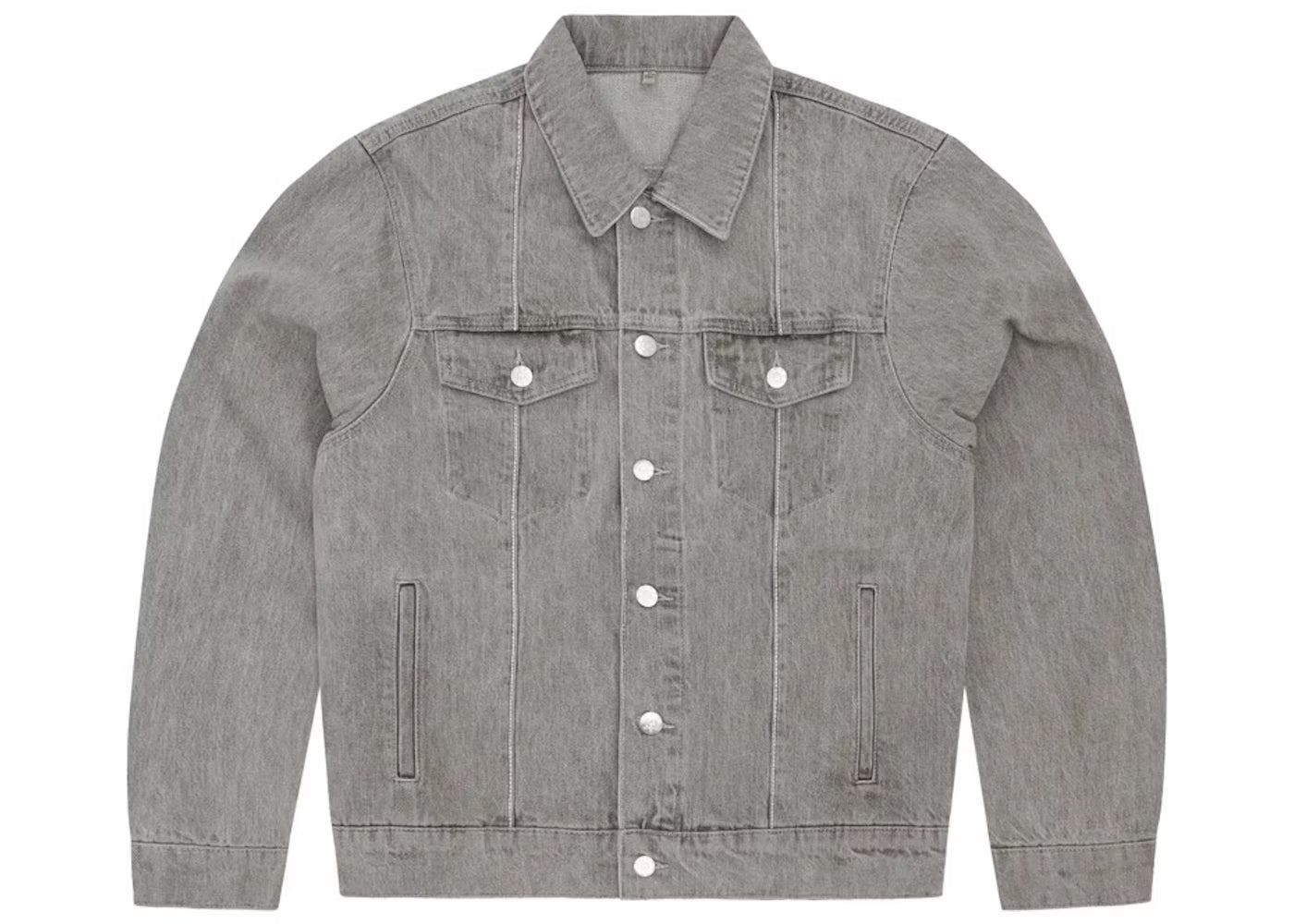 Corteiz C-Star Denim Trucker Jacket "Gray"