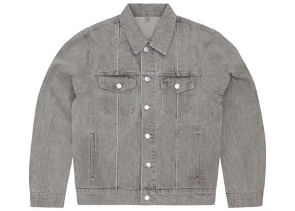 Corteiz C-Star Denim Trucker Jacket "Gray"