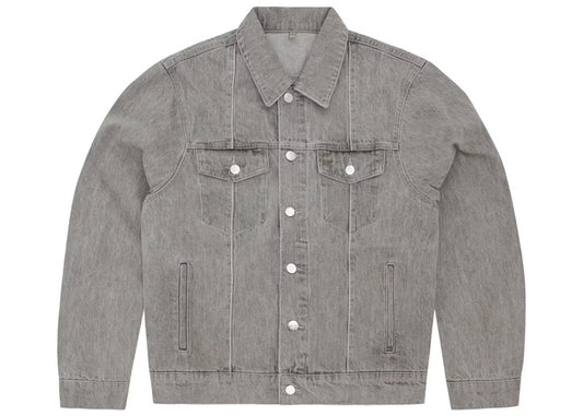 Corteiz C-Star Denim Trucker Jacket "Gray"