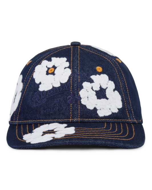 Denim Tears Denim Cotton Wreath Cap Washed Indigo