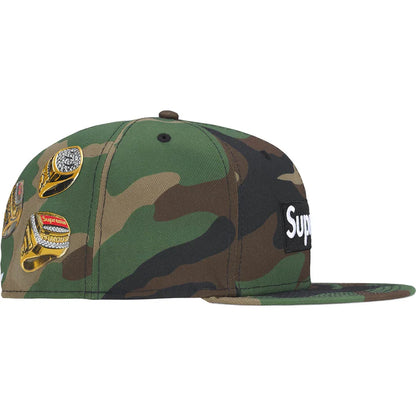 Supreme Rings Box Logo New Era® ''Woodland Camo''