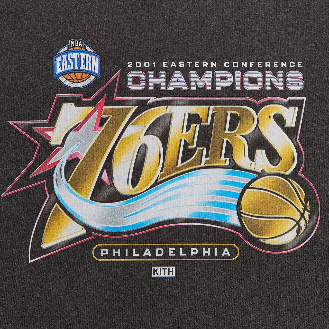 Kith for NBA All-Star Philadelphia 76ers Vintage Tee