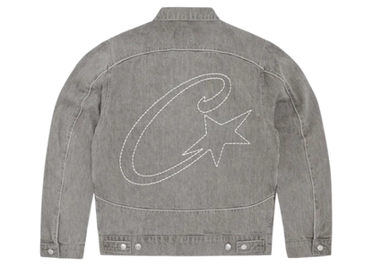 Corteiz C-Star Denim Trucker Jacket "Gray"