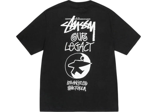 Stüssy Our Legacy Work Shop Surfman Tee "Black"